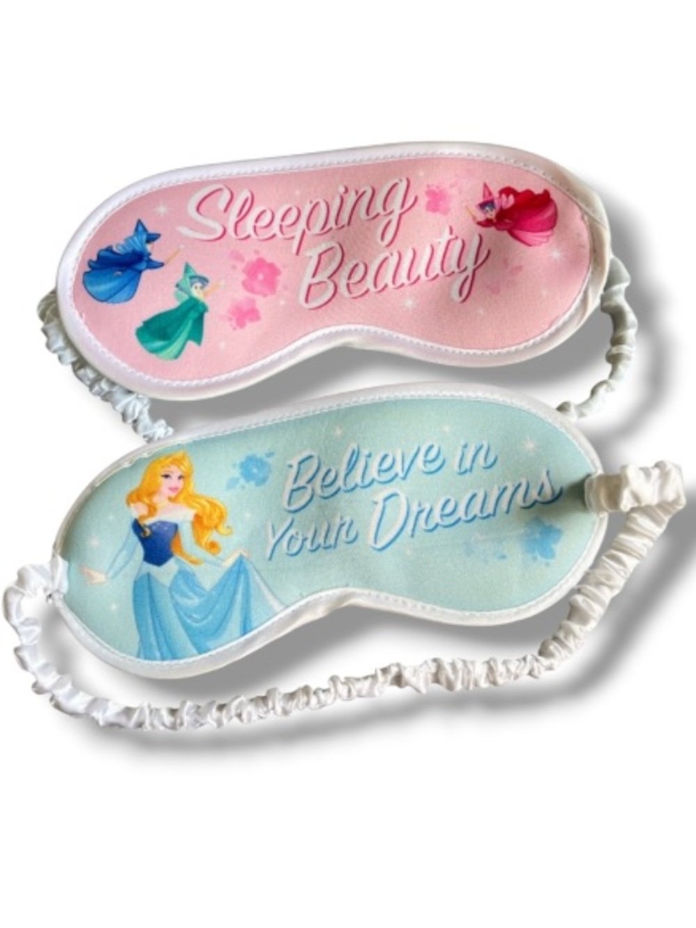 Disney Sleeping Beauty Princess Aurora Reversible Sleeping Eye Mask Pink Blue
